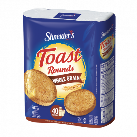 Toast Rounds - Blé Complet