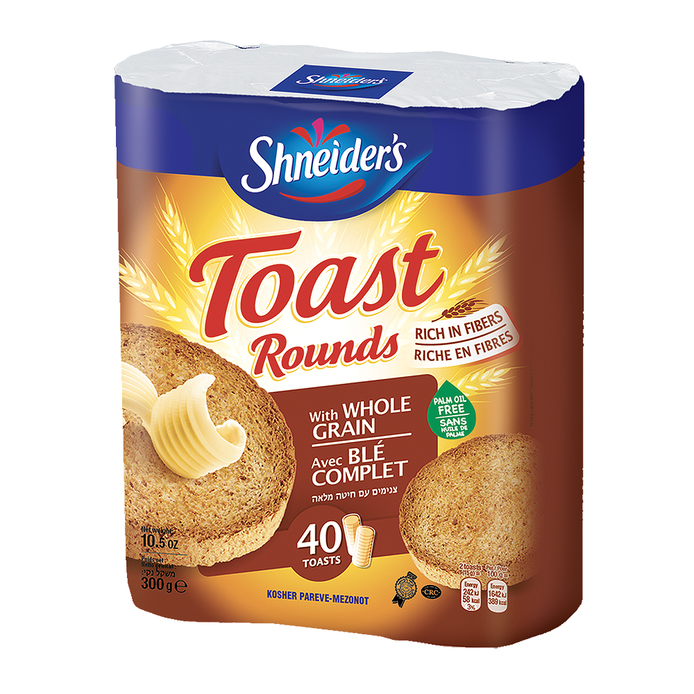 Toast Rounds - Blé Complet