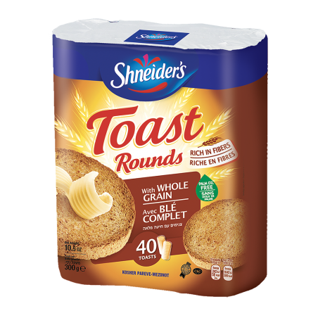 Toast Rounds - Blé Complet