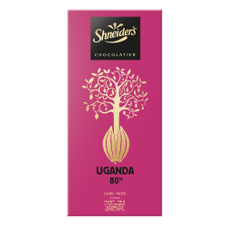UGANDA 80% CHOCOLAT NOIR / DARK CHOCOLAT