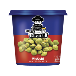 MR HIPSTER - Cacahuettes enrobées wazabi